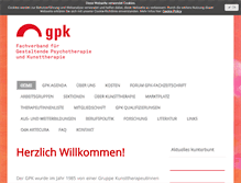 Tablet Screenshot of gpk-verband.net